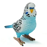 Toymany Blue Budgerigar toy figurine front view