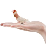 Toymany Major Mitchell Cockatoo toy figurine size in hand