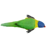 Toymany Rainbow Lorikeet toy figurine top view
