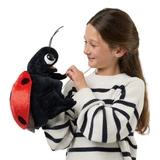 Folkmanis Ladybug Puppet size with child
