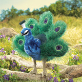 Folkmanis Peacock Puppet Small