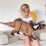 MiniZoo Giant dinosaur CollectA Triceratops Giant Scale lifestyle sizing