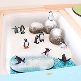 Safari Ltd Penguins Toob lifestyle play tray MiniZoo