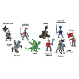 Safari Ltd Knights & Dragon toy figurines