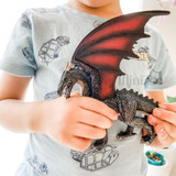Mojo Steel Dragon size in boys hands MiniZoo