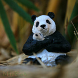 Papo Sitting Panda and Baby