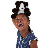 Folkmanis Black and White Dog Small Puppet