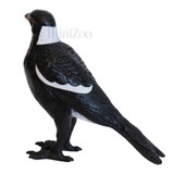 Science and Nature Magpie figurine back