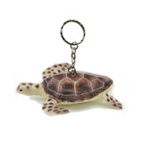Science and Nature Green Turtle Keychain