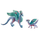 Schleich Flower Dragon With Child