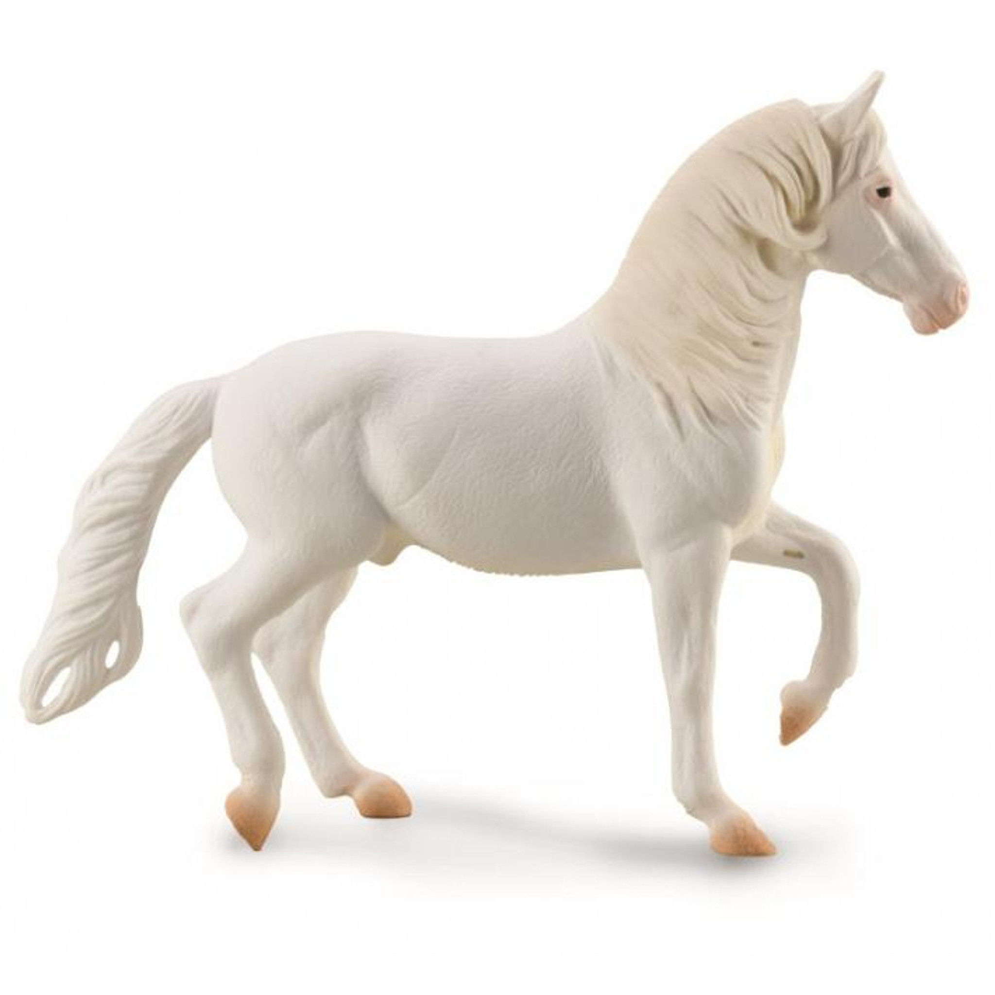 white toy horse