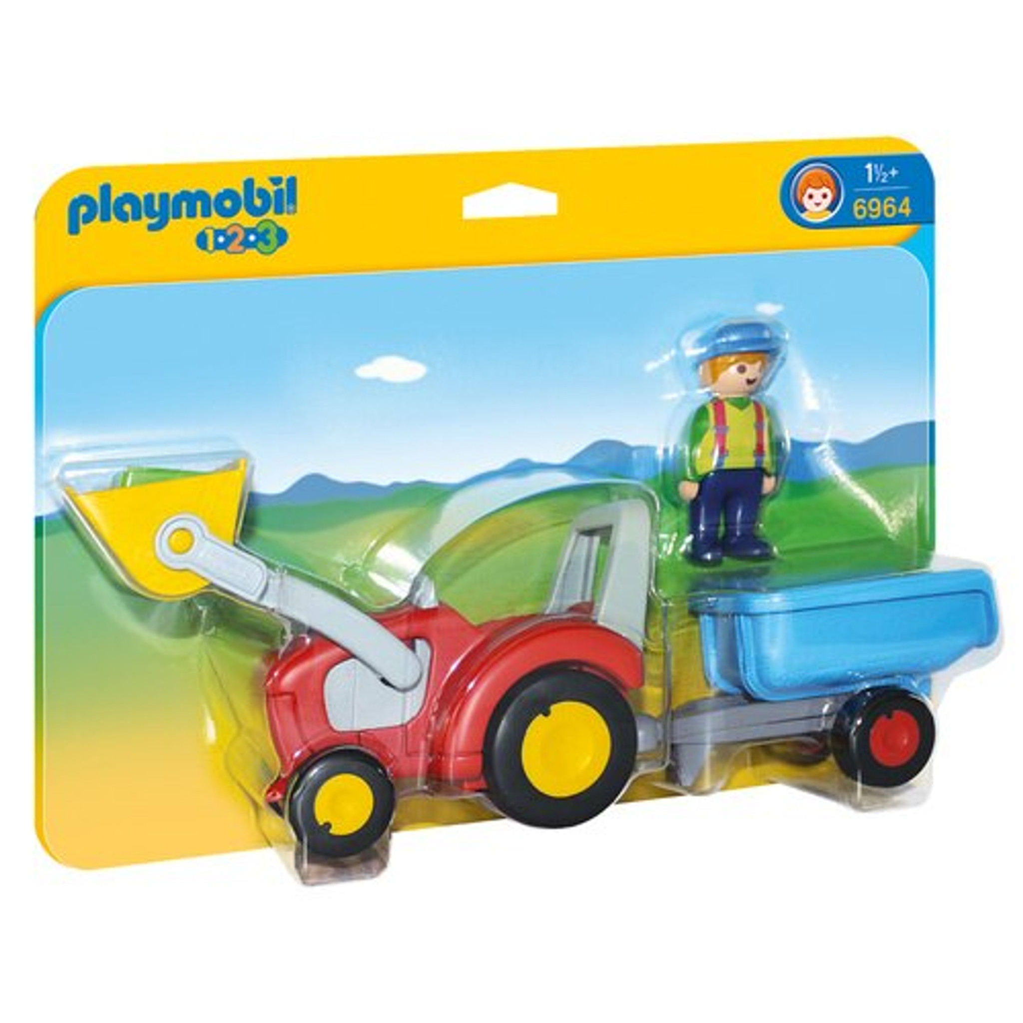 Kirkegård Lim Savant Playmobil Tractor with Trailer 6964