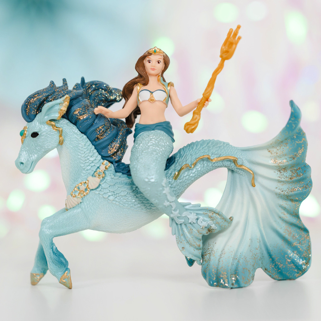 Schleich Mermaid Eyela Riding Merhorse MiniZoo Bayala
