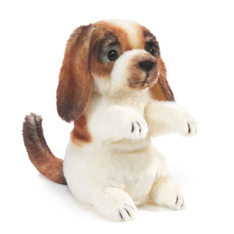 Folkmanis Mini Dog Finger Puppet | MiniZoo Puppets