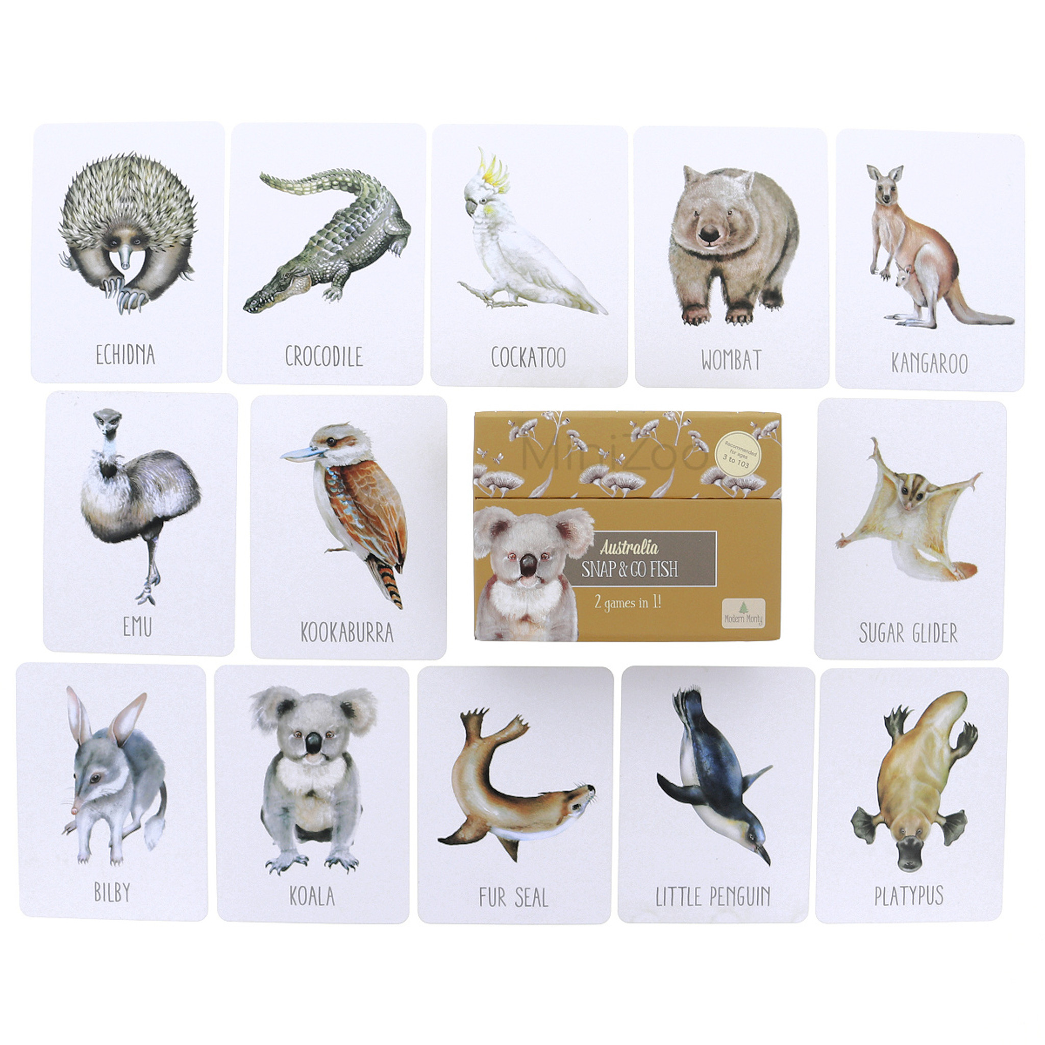 Kadink Australian Animal Snap & Memory Game