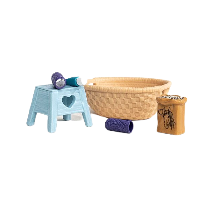 Schleich Animal Care Accessories | MiniZoo Horse Club Model Animals