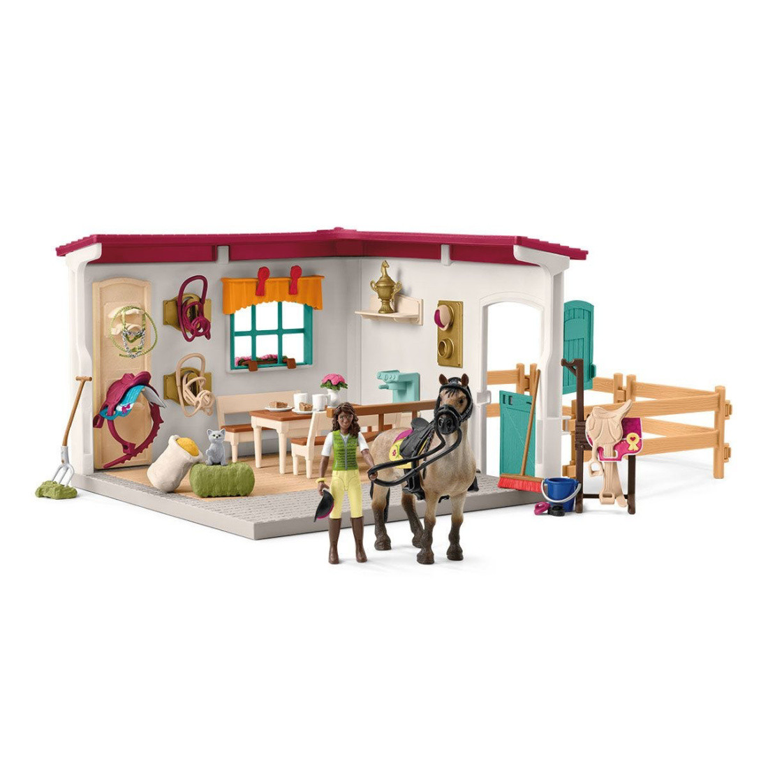 Schleich Tack Room Extension MiniZoo Horse Model Toys