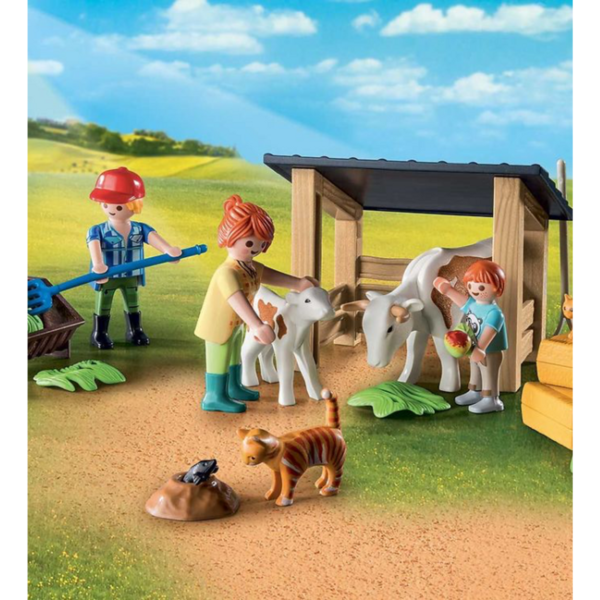 Playmobil Children's Petting Zoo Building Kit
