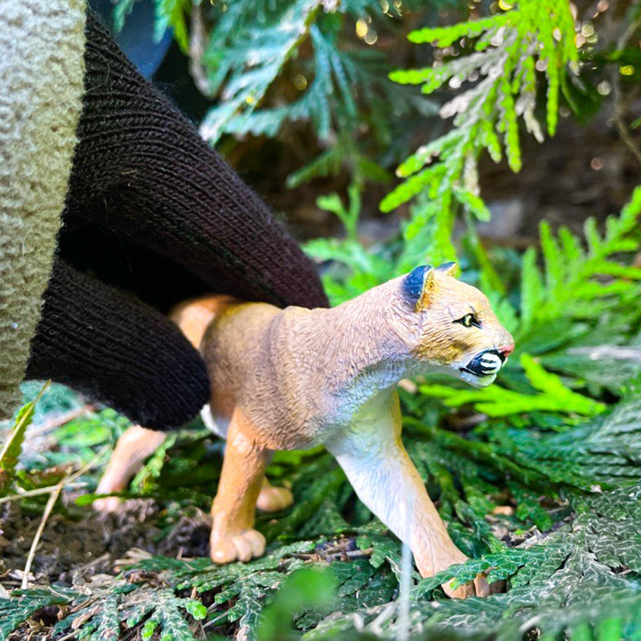 Safari Ltd Mountain Lion | MiniZoo Wild Animal Models