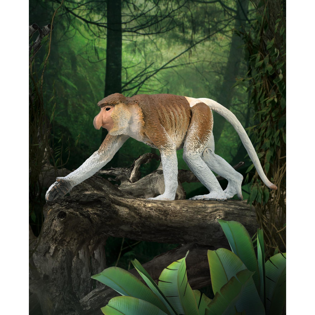 CollectA Proboscis Monkey | MiniZoo Wild Animal Toys
