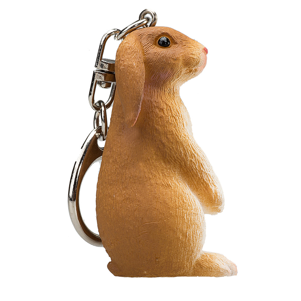 Mojo Rabbit Sitting Keychain | Animal Keychains