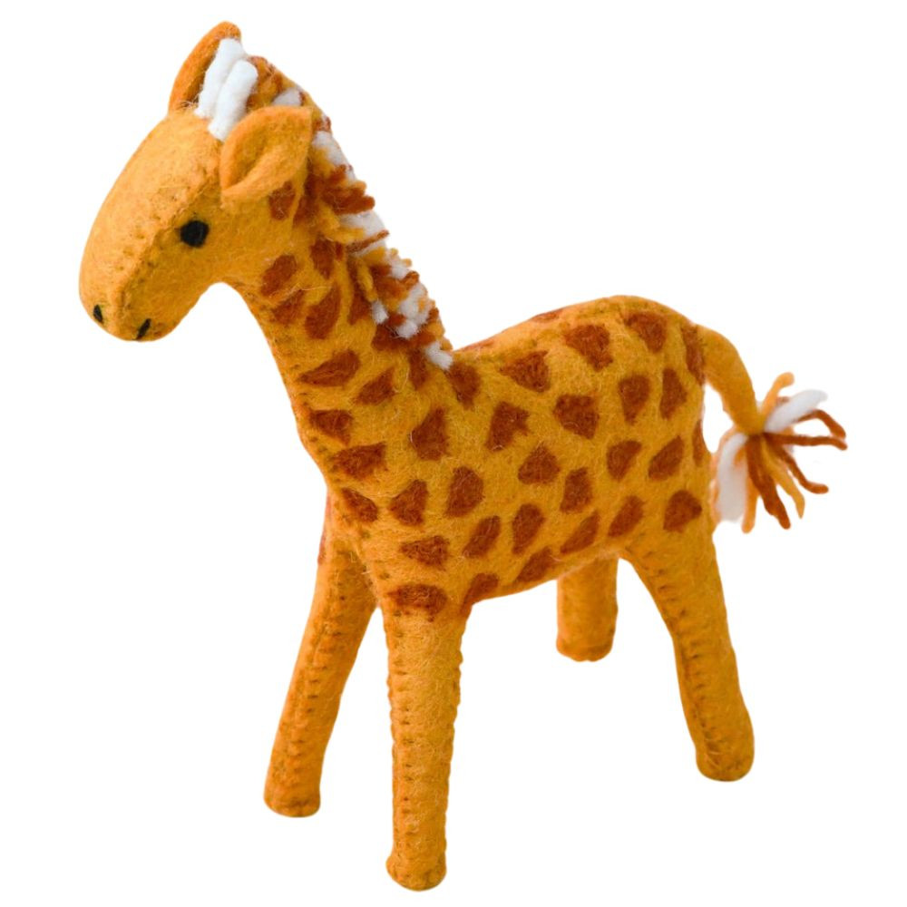 Tara Treasures Felt Giraffe Soft Toy | Felt Animal Toys Australia