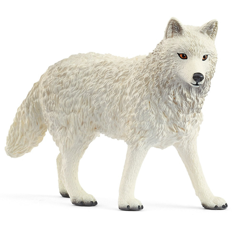 Figurine Wolf Safari Ltd Vintage 1990 Retired Toy
