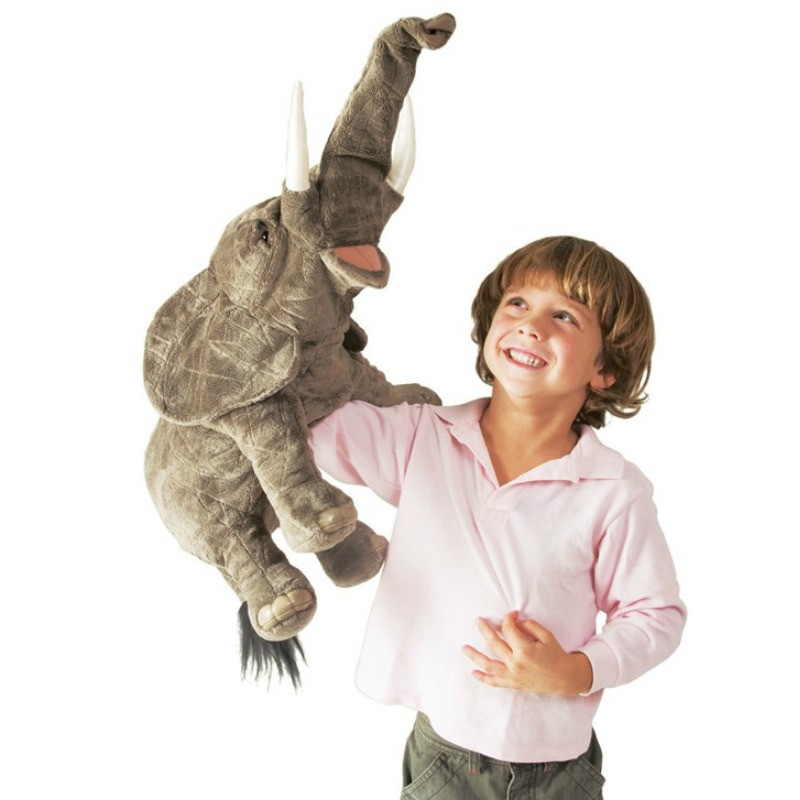 elephant hand puppet