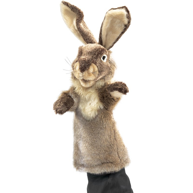 Folkmanis Rabbit Stage Puppet - MiniZoo