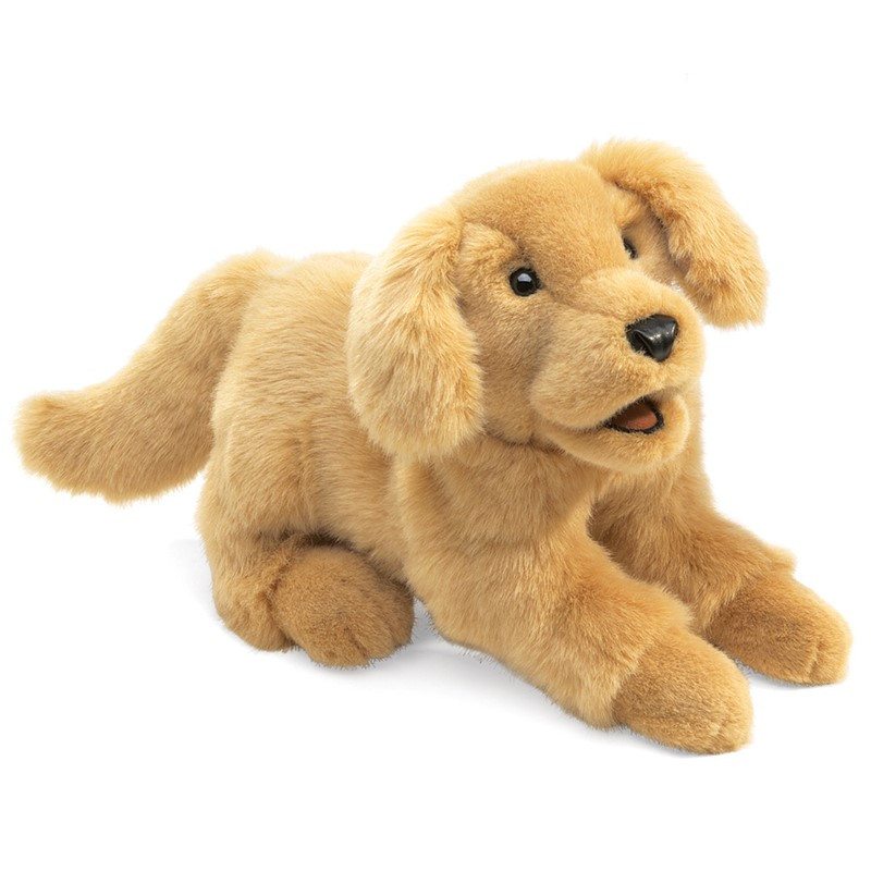 Folkmanis Golden Retriever Puppy Hand 