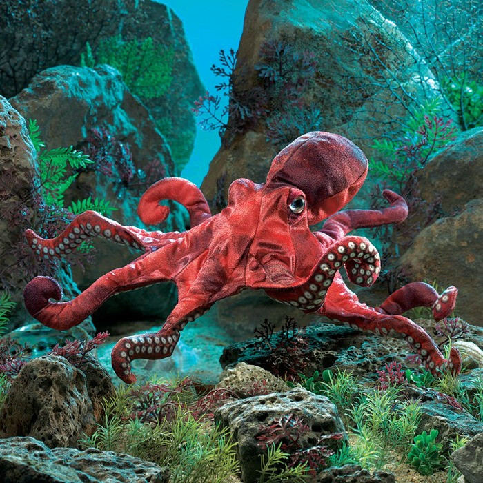octopus hand puppet