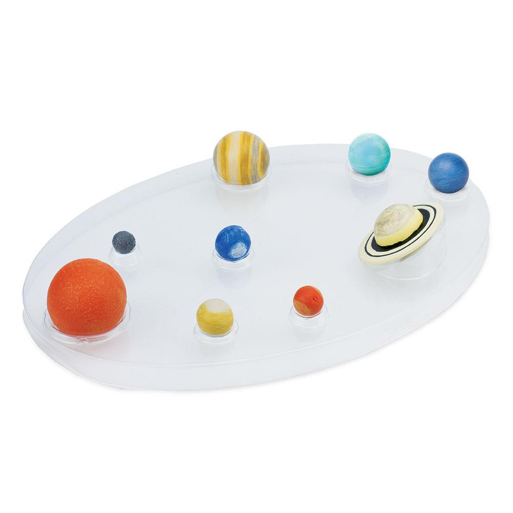 Safari 663616 Das Sonnensystem – 9-teiliges Planeten-Set Mit Sonne | Detaillierte Figuren Für Bildung & Spiel