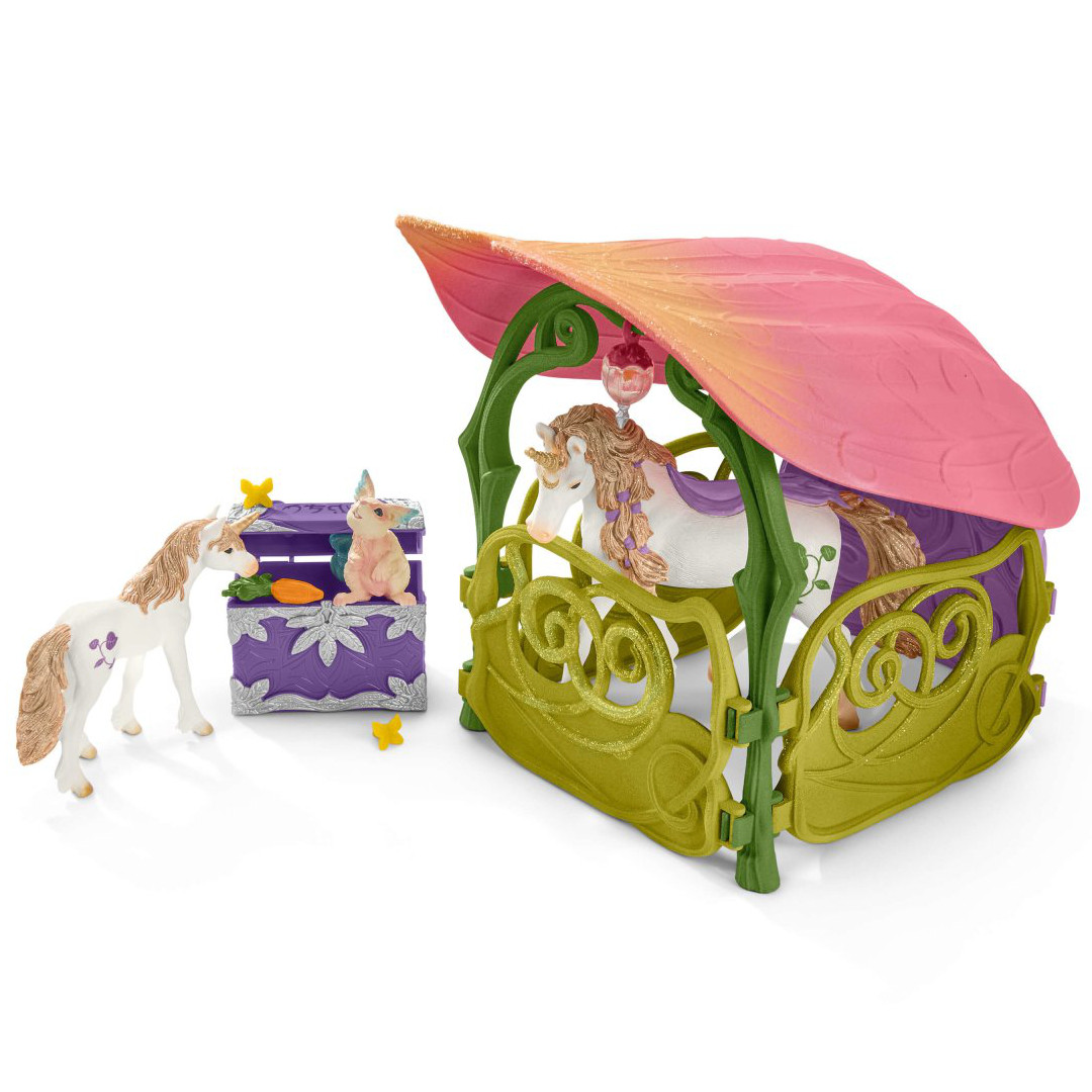 schleich glittering flower house