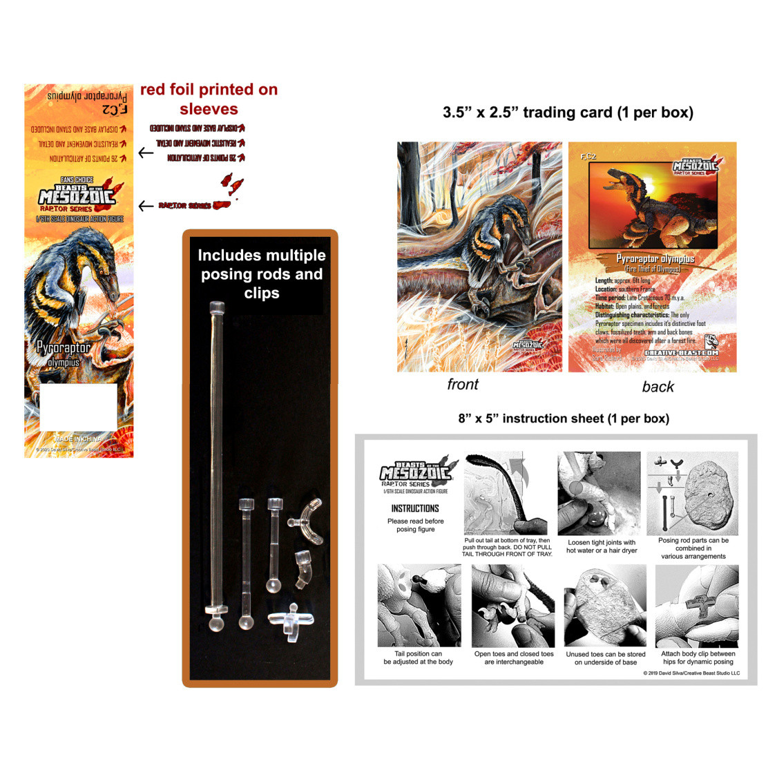 Pyroraptor Series 2 | Creative Beast Studio