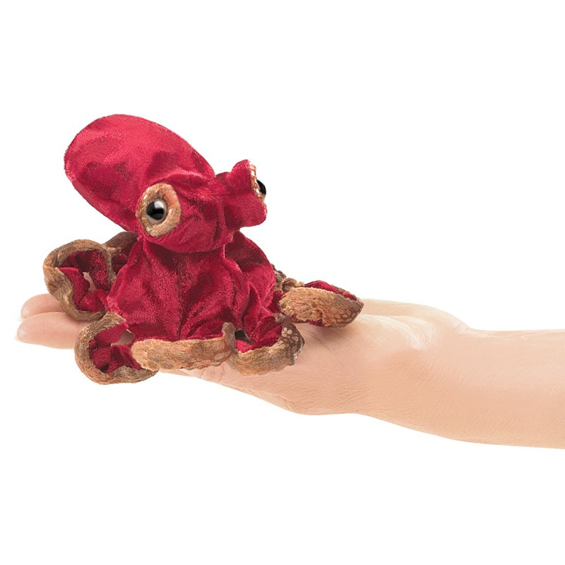 Folkmanis Red Octopus Hand Puppet main image 1