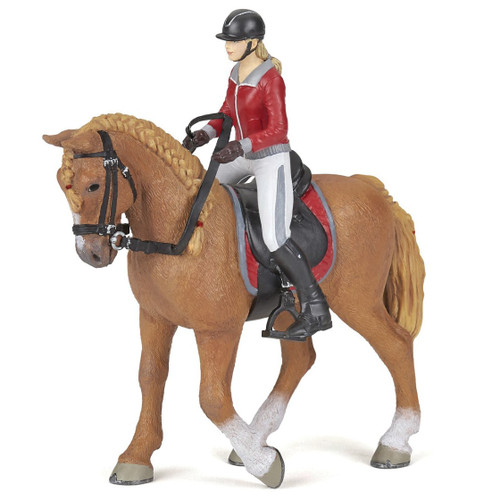 Papo Walking Horse with Riding Girl 51564