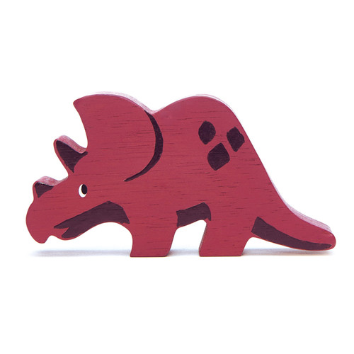 Tender Leaf Toys Wooden Dinosaur Triceratops