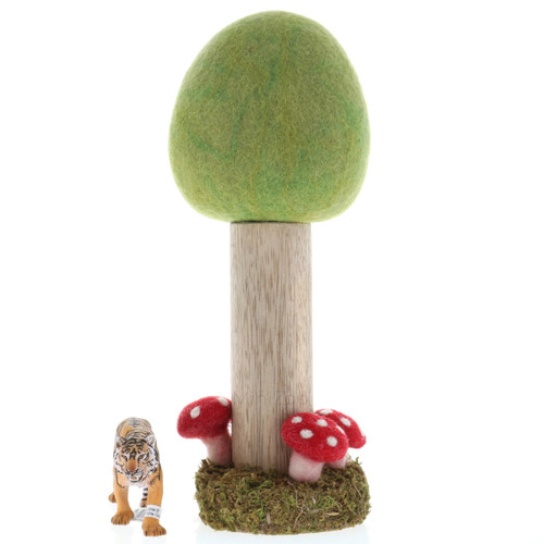 Papoose Woodland Tree Spring with Schleich Tiger (sold separately)