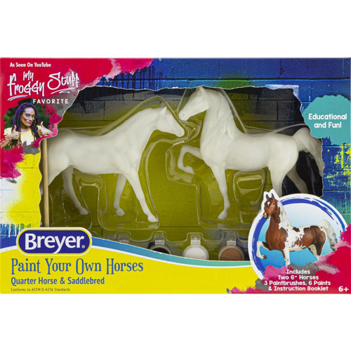 Breyer Paint Your Own Horse Qtr Horse & Saddlebred packaging