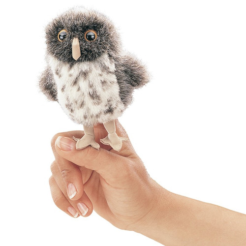Spotted Owl Finger Puppet