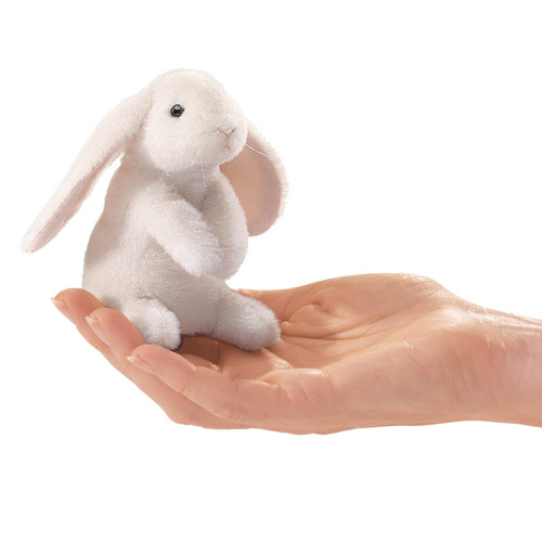 Folkmanis Mini Lop Earred Rabbit Finger Puppet MiniZoo Folkmanis Mini Lop Earred Rabbit Finger Puppet MiniZoo