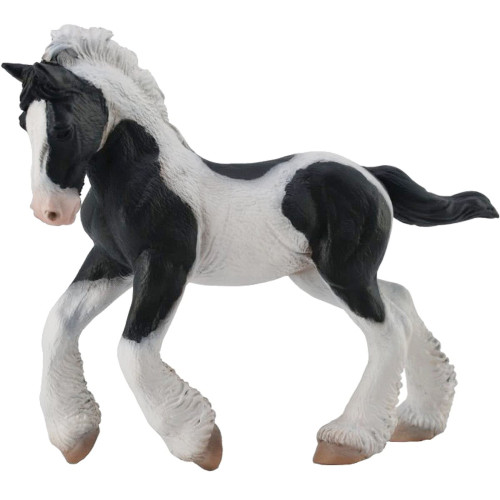 CollectA Gypsy Foal Black and White Piebald