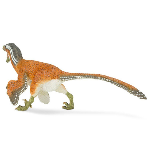 feathered velociraptor plush