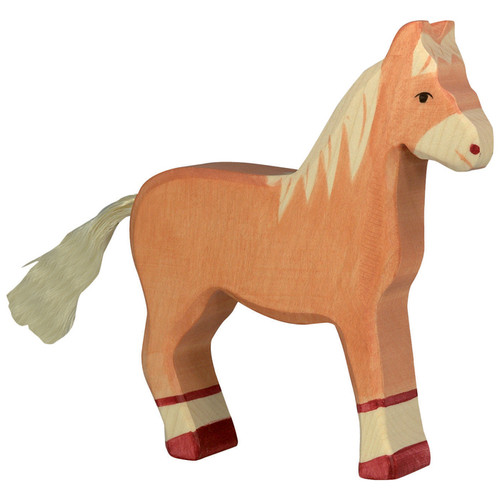 Horse Light Brown Holztiger
