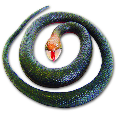 Wild Republic Red-Bellied Black Rubber Snake 46"