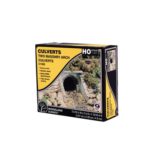 Woodland Scenics Masonry Arch Culvert HO Scale packaging