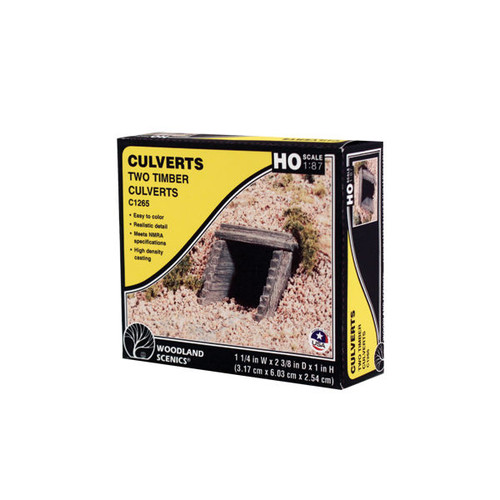 Woodland Scenics Timber Culvert HO Scale packaging