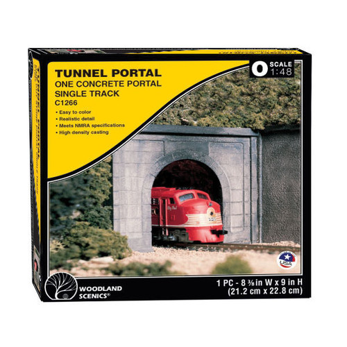 Woodland Scenics Concrete Single Portal O Scale packaging
