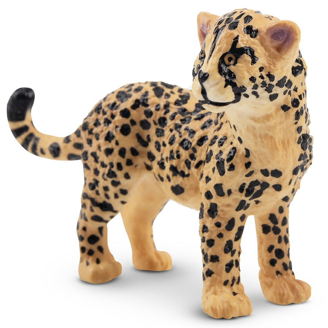 CHEEKY CHEETAH CUB Merrythought チーター14cm Toymany Cheetah Cub | Realistic Big Cat Figurines