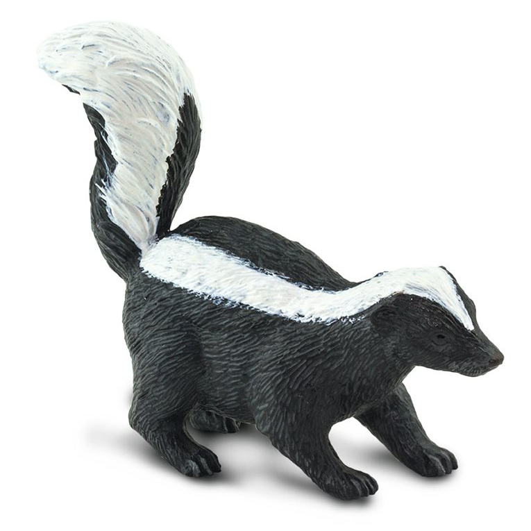 小物 skunk Safari_Ltd_White_Striped_Skunk